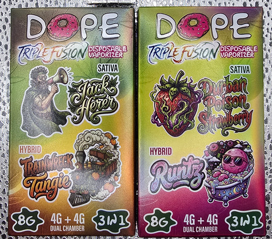 Dope 8G 3 In 1 Triple Fusion Disposable Pen