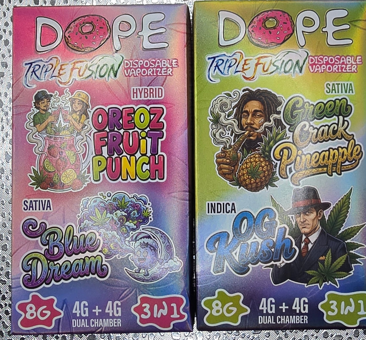 Dope 8G 3 In 1 Triple Fusion Disposable Pen